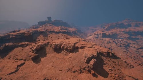 AweInspiring Majesty Gazing Down Upon the Majestic Red Stone Canyon