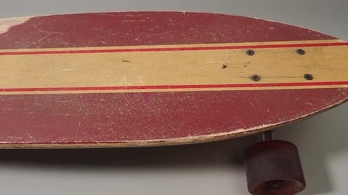 Vintage Skateboard Design Close Up