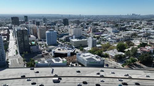 City Skyline at Los Angeles in California United States.