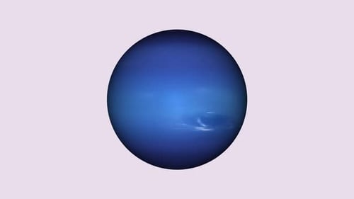 Neptune planet animation. 2139