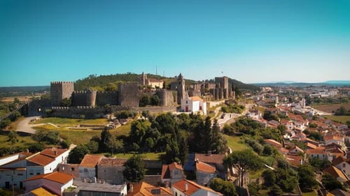 Beautiful ancient castle in Portugal, Europe
