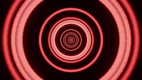 Soft Pinky Background With Ring Vj Loop Tunnel 4K
