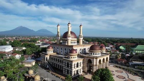 Aerial Mosque Indonesia
