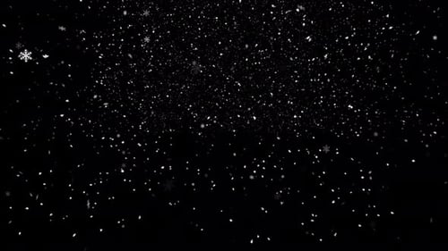 Snow Crystals Diagonal 4K loop