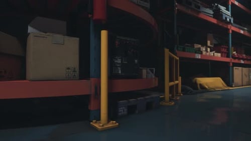 Warehouse Storage of Retail Merchandise Shop