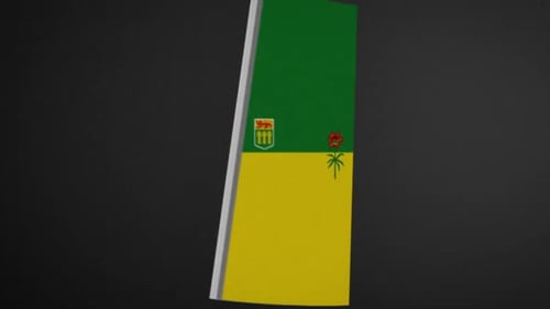 Saskatchewan Canada Province Border Map Intro