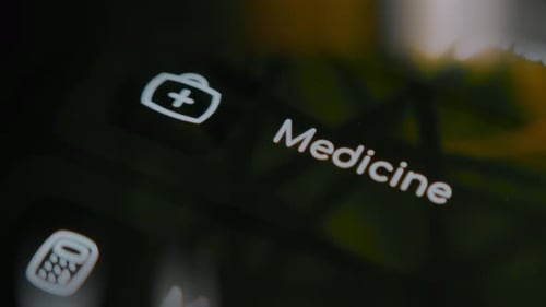 Categoria de medicamentos no aplicativo Expense Tracker