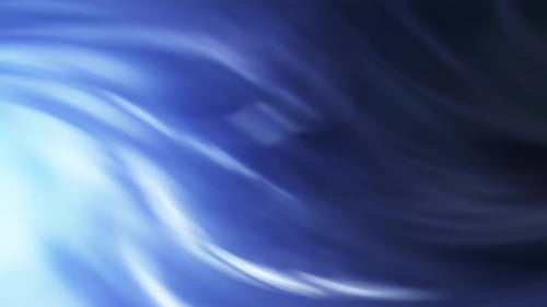 Abstract Blue Fluid Light Wave Background Animation