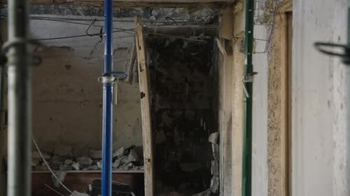 Building Demolition, Construction Site Interior