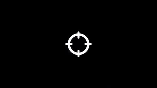 Minimalist Target Icon with Pulsing Center Animation