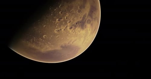 Erkundung der Oberfläche und der Merkmale des Mars aus der Ferne