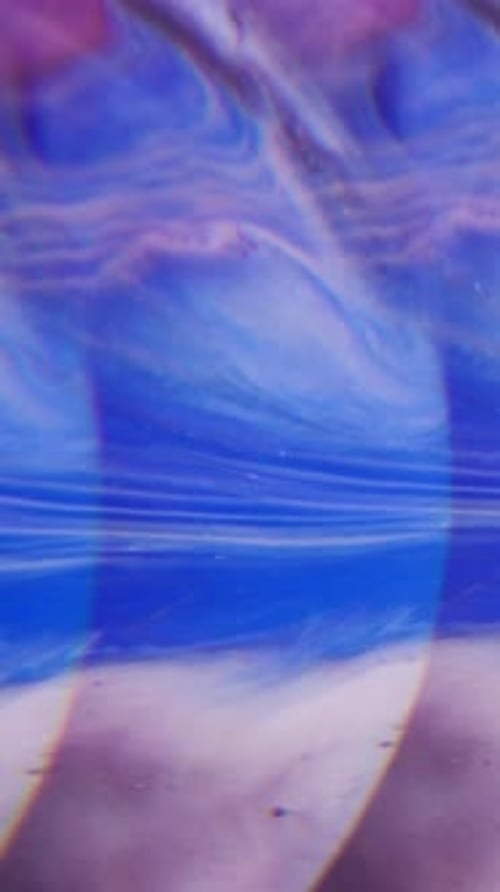 Abstract Background with Blue and Purple Swirls