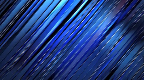 Diagonal Blue Stripes