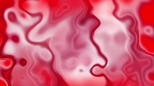 Abstract Fluid Red and White Moving Background