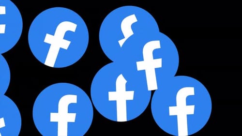 Facebook Social Media İcons Transition Alpha Channel 4K animation for you