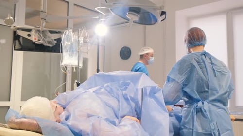 Operation By Professional Doctors in a Hospital