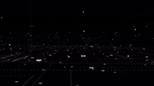 Digital Matrix Metaverse Wireframe Tunnel Net Dark Space Scifi Cyberpunk Scifi Pink Tunnel Database