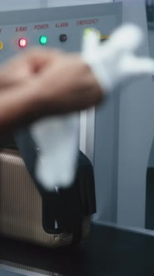 Medical Professional Donning Sterile Gloves in Lab