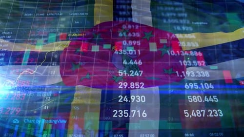 Dominica Flag Customs Tariff On Stock Market