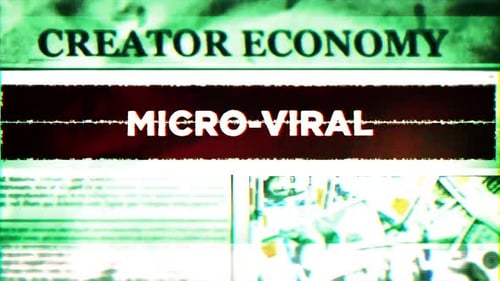 Glitch Text Reveal: Creator Economy Micro-Viral Title Animation