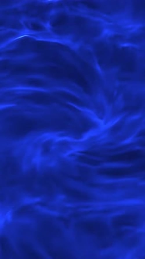 Seamless Blue Abstract Fluid Waves Looping Background