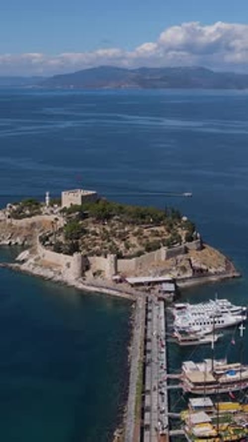 Castle Built In The Middle Of The Sea