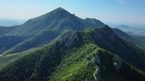 Observing a Pristine Mountain Range From Above Truly Captures the Unspoiled Beauty of Nature