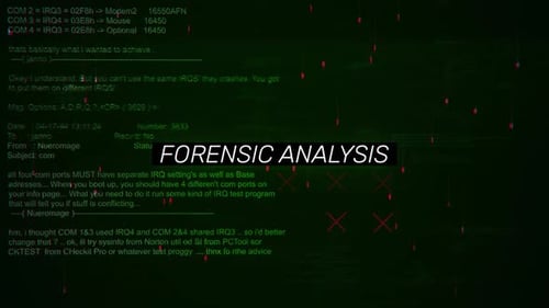 Retro Glitch Digital Text Reveal