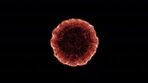 Abstract Fiery Particle Burst Transition