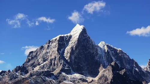Aerial View of Majestic Himalayan Peaks