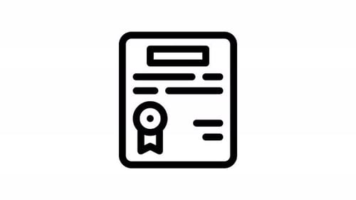 patent line icon animation