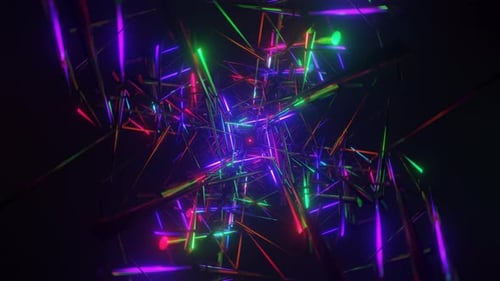 Flashing Surreal Modern Multicolor Psychedelic Hypnotic VJ Seamless Loop