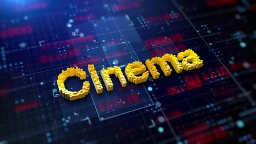 Pixelated Word Cinema