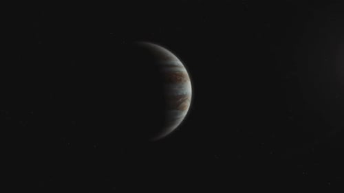 Planet Resembling Jupiter in Deep Space