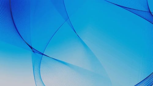 Blue And Red Glowing Light Lines Animation Loop