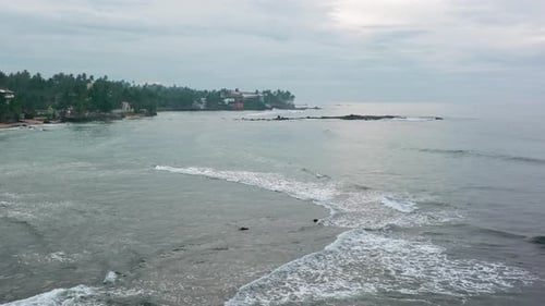 A Beautiful Sandy Beach on a Tropical Island