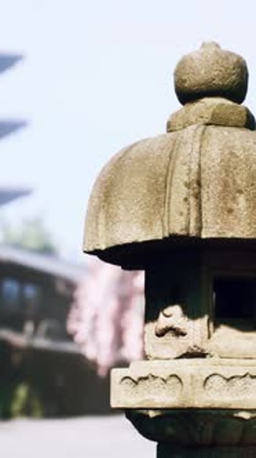 Japan Cityscape in Tample Historic District