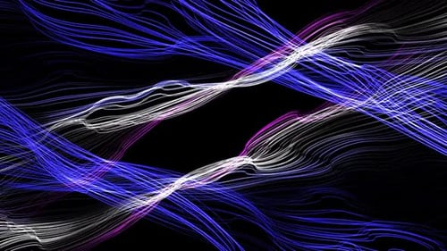 Yarn Wave Hintergrund Loop V10