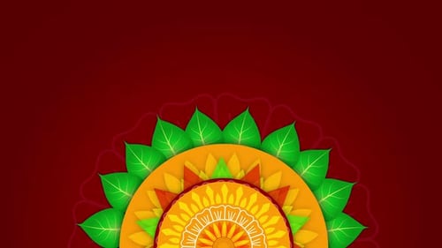 Modèle de joyeux nouvel an cinghalais et tamoul avec fond de symboles culturels indiens et sri lankais