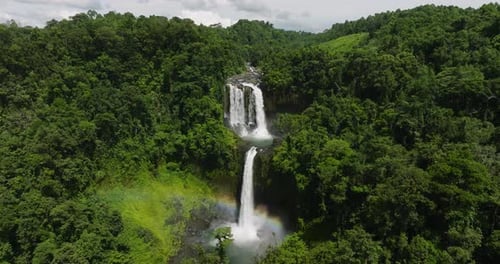 Waterfall in the Philippines Limunsudan Falls