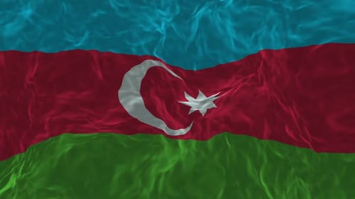 Waving Flag Animation with Fluid Fabric Movement