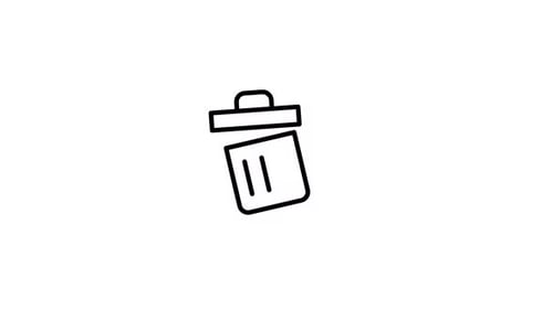Trash Bin Icon Animation
