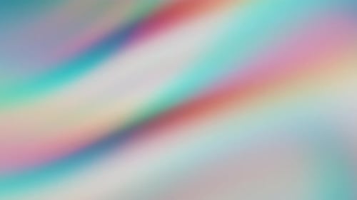 Abstract Chromatic Iridescent Fractal Background Loop