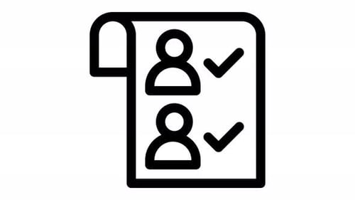 list line icon animation