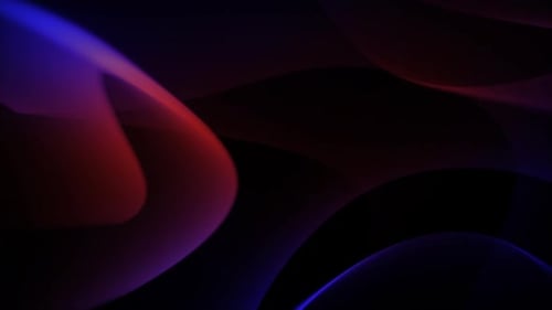 HD 3D animation. Abstract Waves Flowing Chromatic Neon Seamless Pattern Background