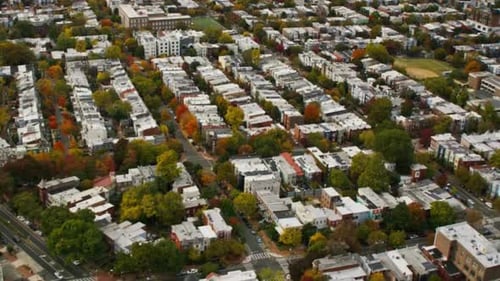 Cinematic And Beautiful View Of Washington DC Cityscape, USA