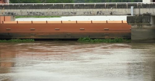 Urban flooding riverbank barriers wetland ecosystems and groundwater management challenges