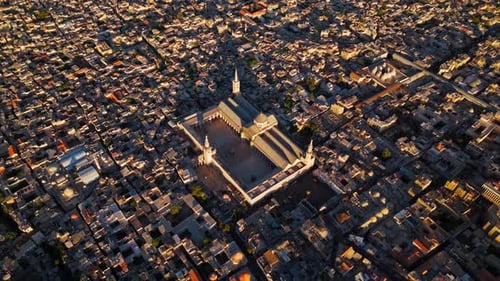 Umayyaden-Moschee in Damaskus - Drohne