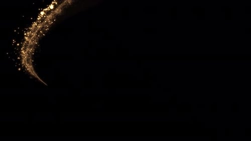 Particle Glow Trail on Alpha 4K