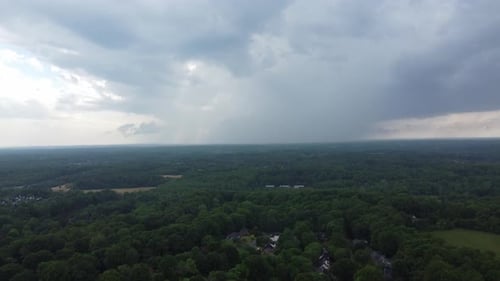 Heavy Rain, Spring Thunder Storm in North Carolina